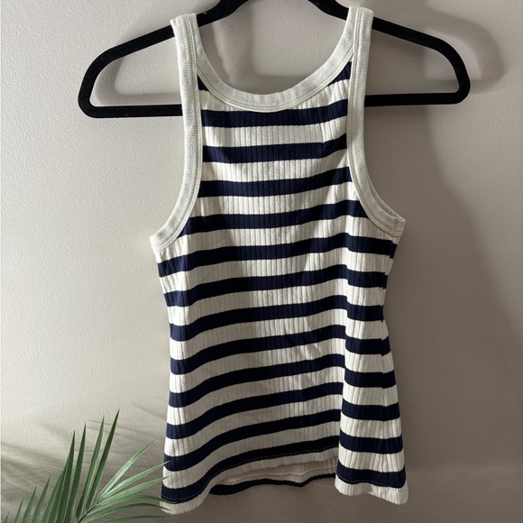 Mother Denim Chin Up Stripe Tank Top - Picture 5 of 5